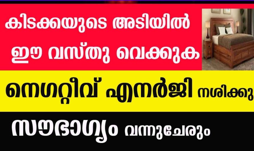 വീട്ടിലുള്ള നെഗറ്റീവ് ഊർജ്ജങ്ങളെയെല്ലാം മാറ്റി പോസിറ്റീവ് എനർജീ കടന്നുവരാൻ സഹായിക്കുന്ന താന്ത്രിക കർമ്മം..