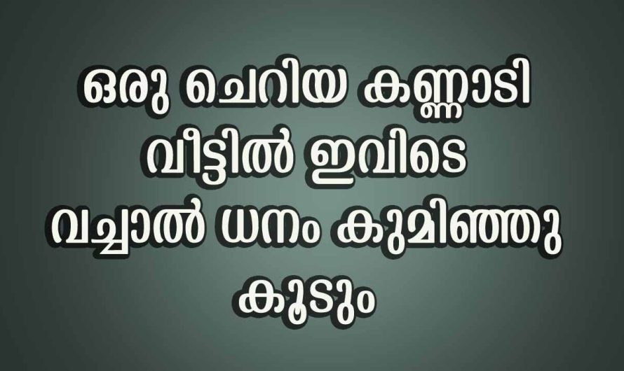 ഒരു ചെറിയ കണ്ണാടി ഉപയോഗിച്ചുകൊണ്ട് സമ്പത്ത് വർദ്ധിപ്പിക്കാനുള്ള സിമ്പിൾ ആയിട്ടുള്ള താന്ത്രിക കർമ്മങ്ങൾ..