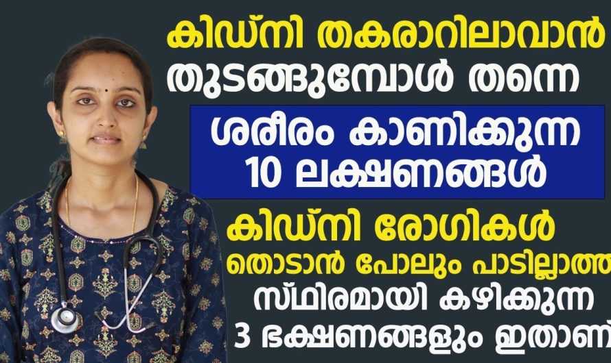 വൃക്കരോഗ സാധ്യതകൾ ഉണ്ടെങ്കിൽ ശരീരം നേരത്തെ കാണിച്ചു തരുന്ന ലക്ഷണങ്ങളെ കുറിച്ച് മനസ്സിലാക്കാം…