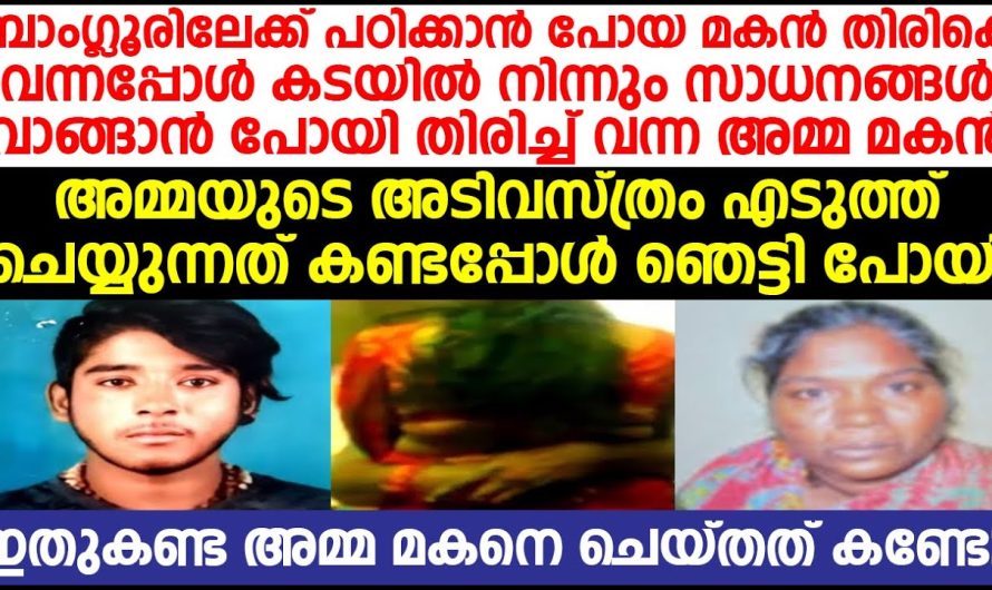 മകൻ പെൺകുട്ടിയെ പോലെ പെരുമാറുന്നത് കണ്ടപ്പോൾ ഈ അമ്മ അവനോട് ചെയ്തത് കണ്ടോ…