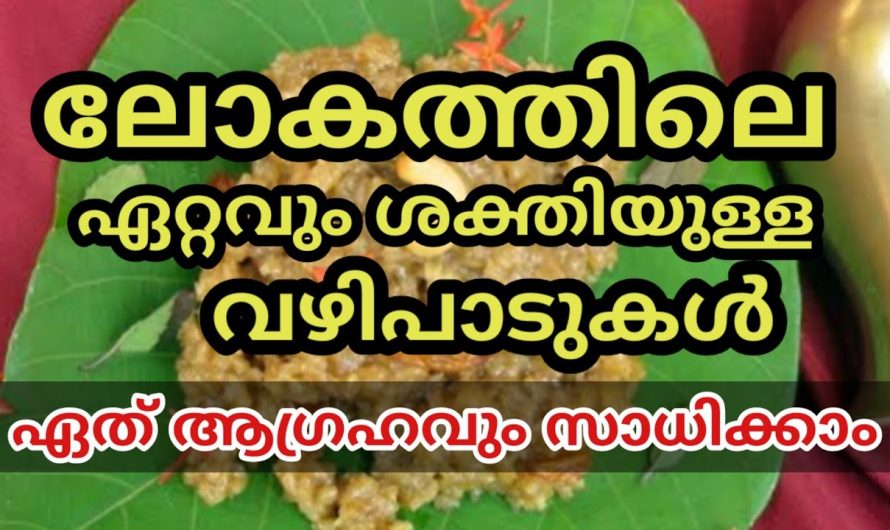 നിങ്ങൾ ആഗ്രഹിക്കുന്ന കാര്യങ്ങളെല്ലാം നടക്കാൻ വേണ്ടി ക്ഷേത്രങ്ങളിൽ ചെയ്യേണ്ട പ്രധാനപ്പെട്ട വഴിപാടുകൾ…