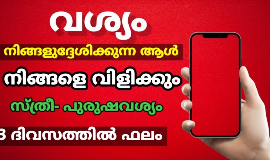 മനസ്സിലുള്ള ആഗ്രഹങ്ങൾ എന്തുതന്നെയായാലും വളരെ ലളിതമായി അത് നടത്തിയെടുക്കാനുള്ള ഒരു താന്ത്രിക വിദ്യാ പരിചയപ്പെടാം…