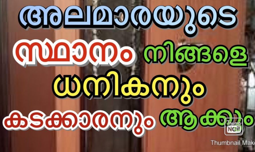 നിങ്ങളുടെ വീട്ടിൽ അലമാരയുടെ സ്ഥാനം ശരിയായ രീതിയിൽ അല്ലെങ്കിൽ നിങ്ങളുടെ സമ്പാദ്യം നഷ്ടമാകുന്ന വഴികൾ കാണില്ല…