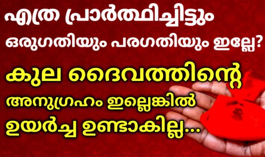 കുല ദൈവത്തിന്റെ പ്രാധാന്യം… ഈ ഒരു കാര്യം ചെയ്താൽ നിങ്ങളുടെ വീട്ടിൽ കുലദൈവം വസിക്കും!