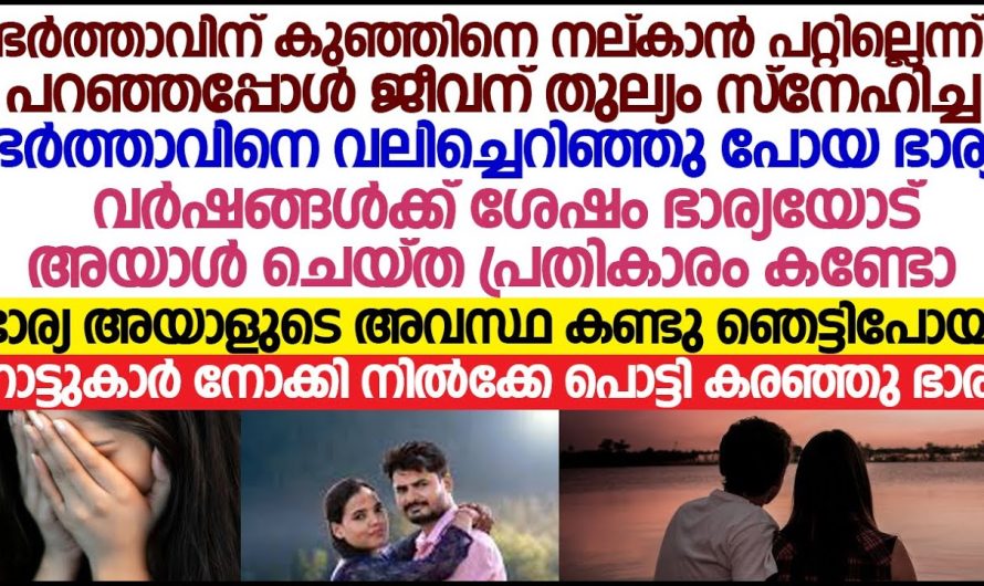 സ്വന്തം ഭർത്താവിനെ വലിച്ചെറിഞ്ഞു പോയ ഭാര്യ. ശേഷം ഭാര്യയോട് അയൽ ചെയ്ത പ്രതികാരം കണ്ടോ ഞെട്ടിപ്പോയി!