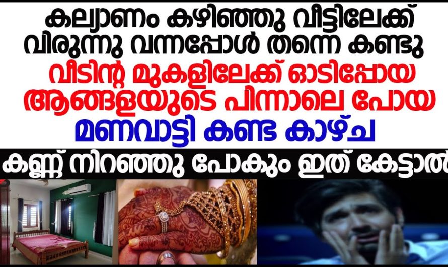 കല്യാണം കഴിഞ്ഞ് വീട്ടിലേക്ക് വിരുന്നു വന്നപ്പോൾ മണവാട്ടി കണ്ട കാഴ്ച!