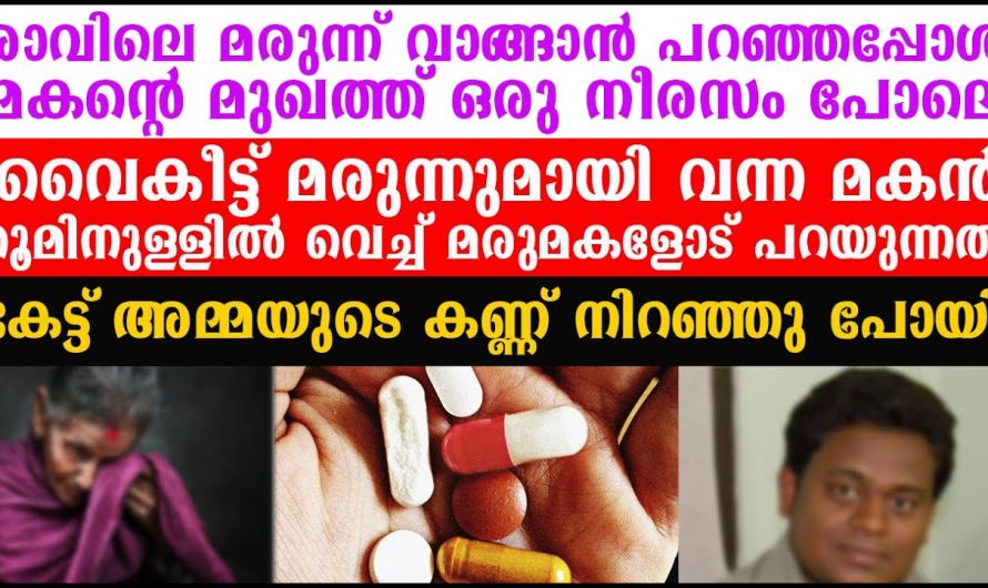 സ്വന്തം മകൻ ഭാര്യയോട് അമ്മയെ കുറിച്ച് പറയുന്നത് കേട്ട് കണ്ണുനിറഞ്ഞുപോയി “