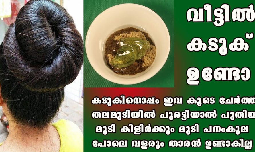 നല്ല ഉള്ളോടുകൂടി മുടി വളരണോ?? ഇങ്ങനെ ചെയ്താൽ മതി!