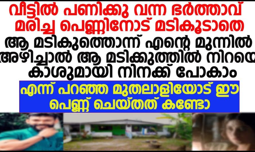 വീട്ടിൽ പണിക്കു വന്ന ഭർത്താവ് മരിച്ച പെണ്ണിനോട് ഈ മുതലാളി ചെയ്തതു കണ്ടോ!