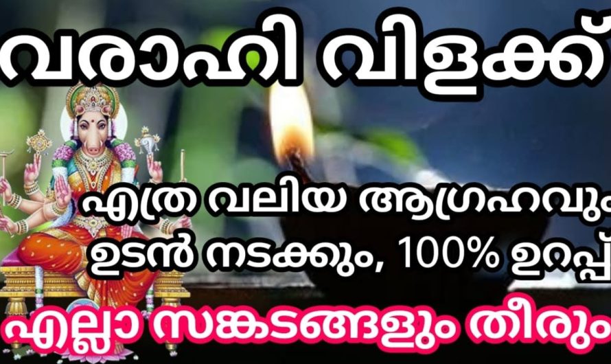 വരാഹി അമ്മയ്ക്ക് ഈ ഒരു വിളക്ക് നേർന്നു നോക്കുക സൗഭാഗ്യം തേടി വരും!