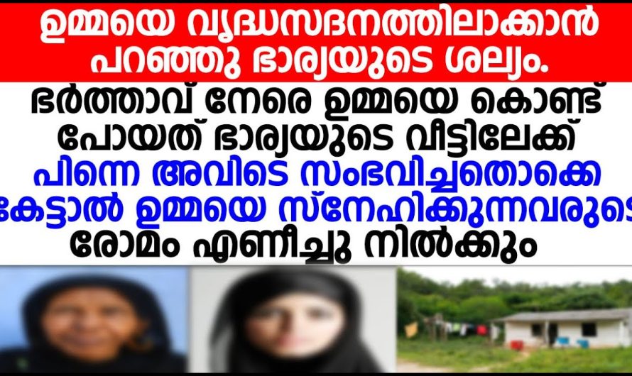 ഉമ്മയെ വൃദ്ധസദനത്തിൽ ആക്കാൻ പറഞ്ഞ ഭാര്യയോട് ഭർത്താവ് ചെയ്തത് കണ്ടോ!