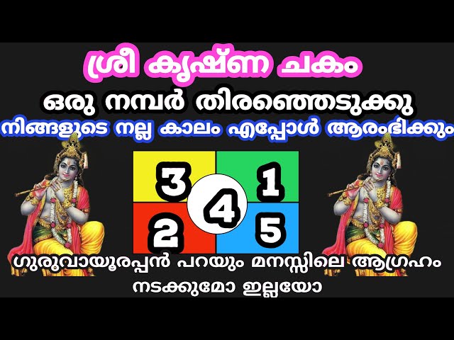 ഗുരുവായൂരപ്പൻ പറയും നിങ്ങളുടെ നല്ല സമയം എപ്പോൾ ആരംഭിക്കും