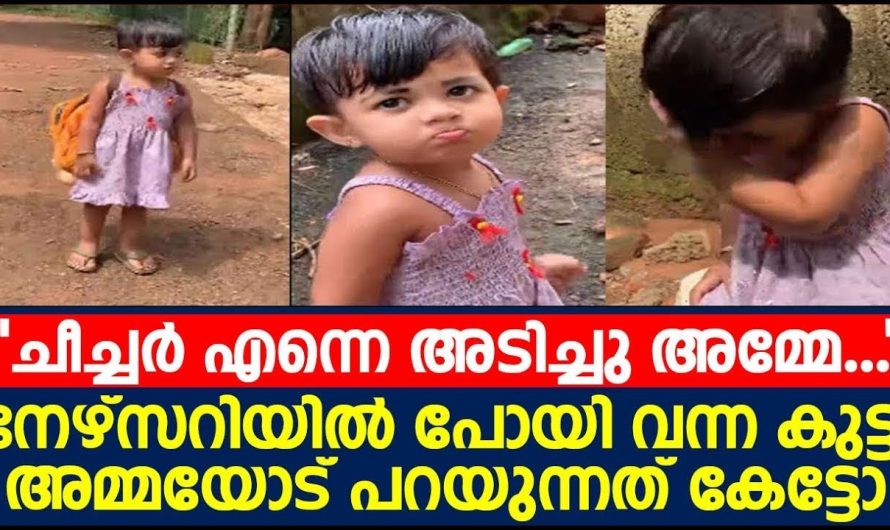 നഴ്സറിയിൽ പോയി വന്ന കുട്ടി അമ്മയോട് പരിഭവം പറയുന്നത് കേട്ടോ!