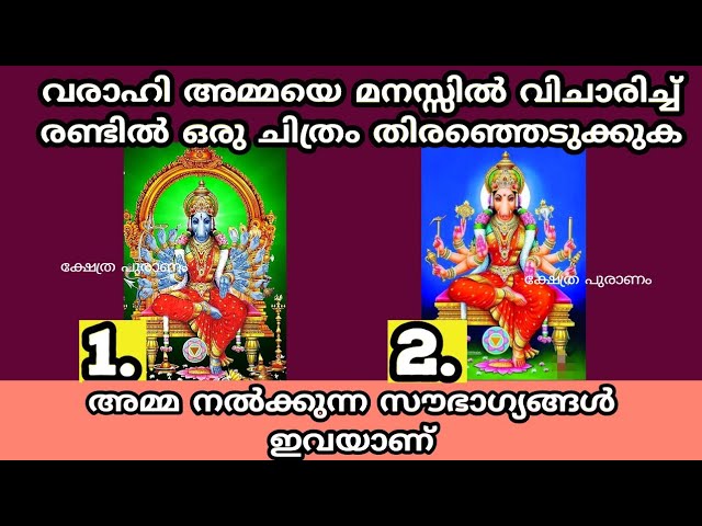 വരാഹി ദേവി നിങ്ങൾക്കായി നൽകാൻ പോകുന്ന സൗഭാഗ്യങ്ങൾ ഇവയാണ്