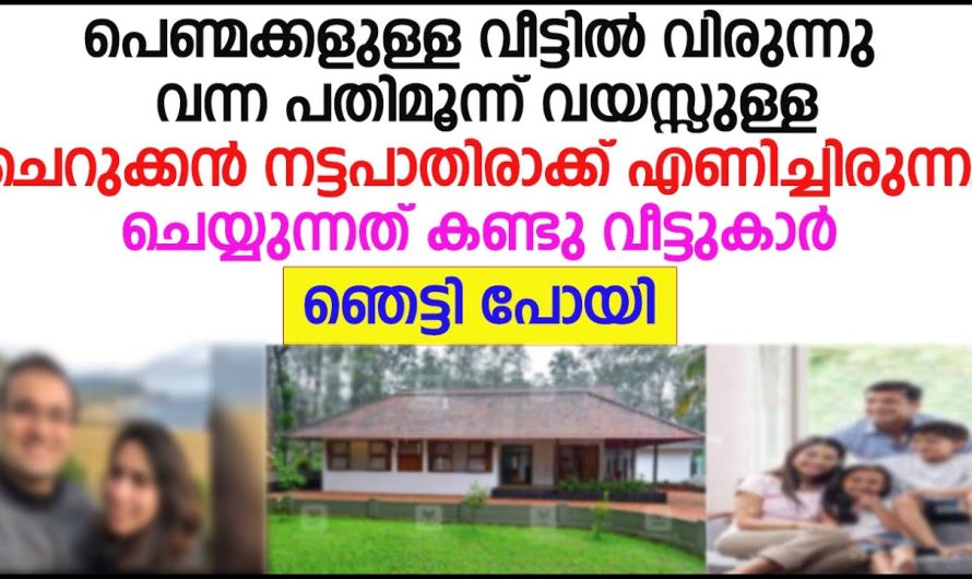 പെണ്മക്കൾ ഉള്ള വീട്ടിൽ വിരുന്നു വന്ന 13 വയസ്സുള്ള ചെറുക്കൻ ചെയ്തത് കണ്ടോ