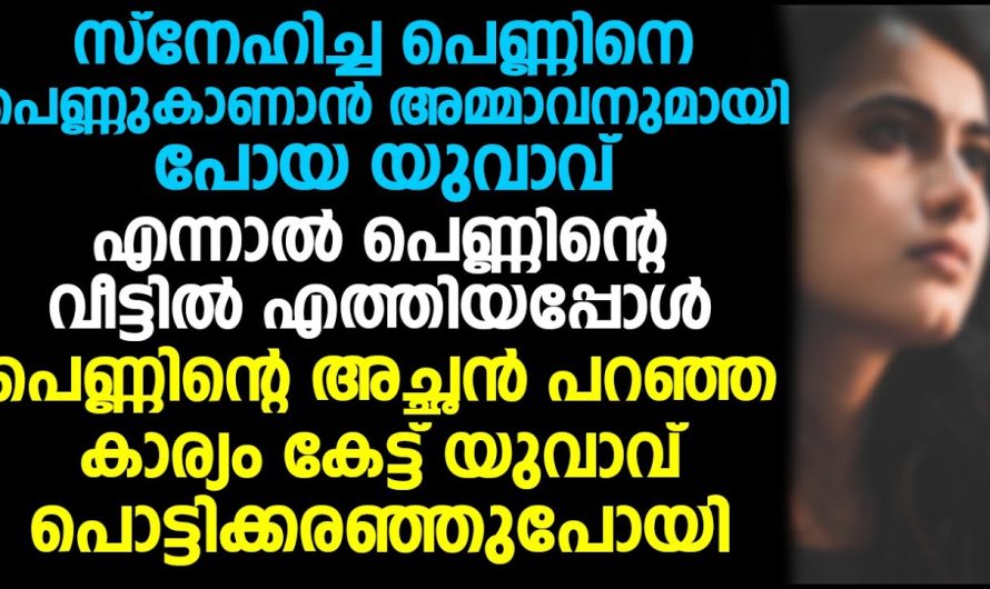 സ്നേഹിച്ച പെണ്ണിനെ പെണ്ണുകാണാൻ അമ്മാവനും ആയി  പോയ യുവാവിന് സംഭവിച്ചത്