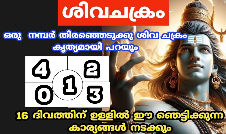 ശിവ ചക്രം കൃത്യമായി പറയും 16 ദിവത്തിന് ഉള്ളിൽ ഈ ഞെട്ടിക്കുന്ന കാര്യങ്ങൾ നടക്കും