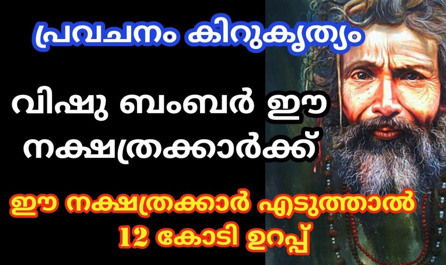 പ്രവചനം കീറുകൃത്യം ഈ നക്ഷത്രക്കാരെ കാത്തിരിക്കുന്നത് രാജയോഗം വിഷുഫലം 2024