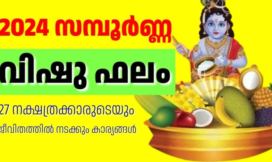 27 നക്ഷത്രക്കാരുടെയും വിഷുഫലം! ഇവരുടെ ജീവിതത്തിൽ നടക്കാൻ പോകുന്ന കാര്യങ്ങൾ..