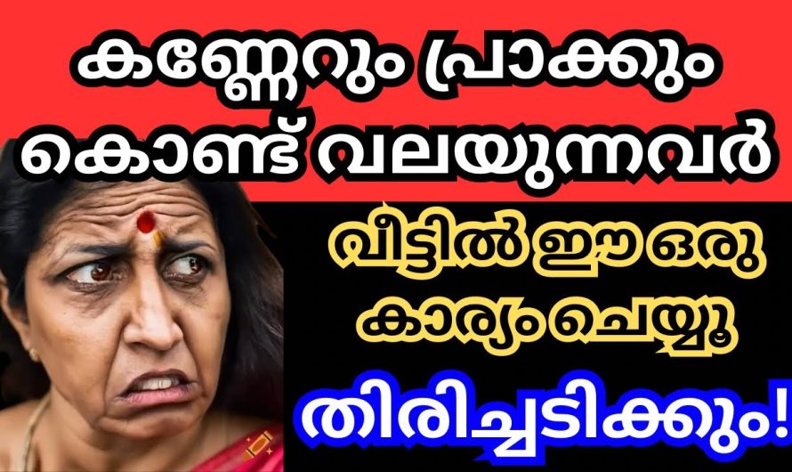 കണ്ണേറും പ്രാക്കും കൊണ്ട് പൊറുതിമുട്ടിയോ? ഇങ്ങനെ ഒന്ന് ചെയ്യൂ, ഉടൻ ഫലം