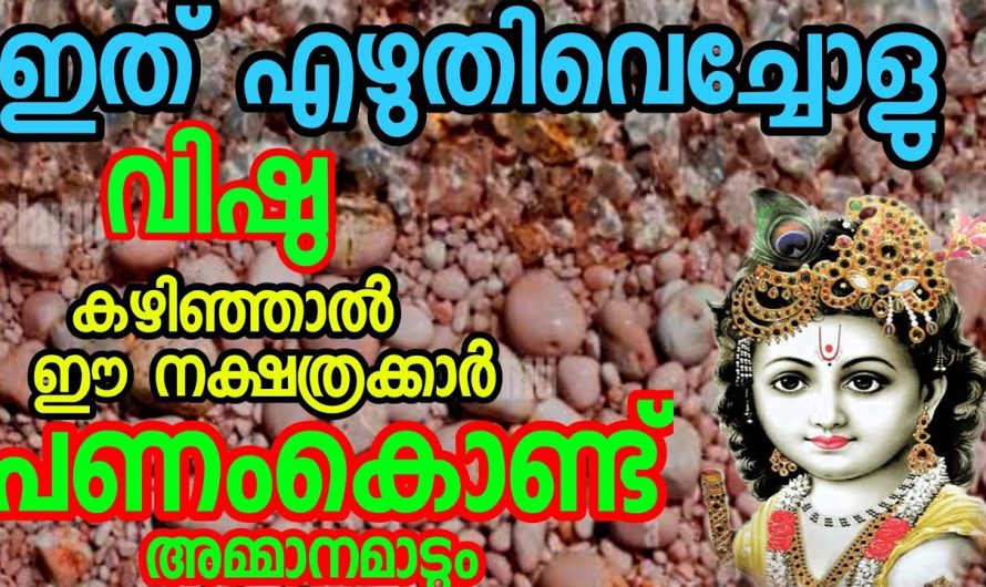 ഇത് എഴുതി വച്ചോളൂ വിഷു കഴിഞ്ഞാൽ ഈ നക്ഷത്രക്കാർക്ക് രാജയോഗം…