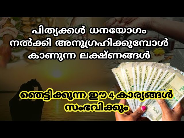 പിതൃക്കൾ അനുഗ്രഹിക്കുമ്പോൾ കാണുന്ന സൂചനകൾ..ഈ 5 കാര്യങ്ങൾ സംഭവിക്കും