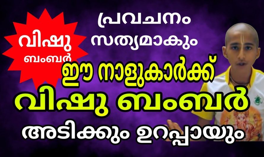 വിഷു ബംബർ ലോട്ടറി ഈ നക്ഷത്രക്കാർക്ക് അടിക്കും