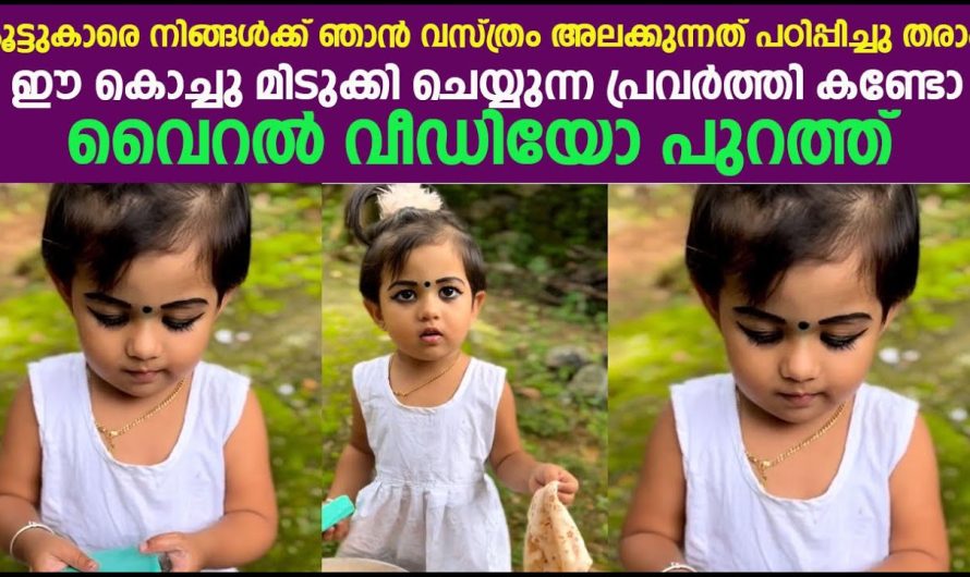 അലക്കുന്നത് പഠിപ്പിച്ചു തരാംഈ കൊച്ചു മിടുക്കി ചെയ്യുന്ന പ്രവർത്തി