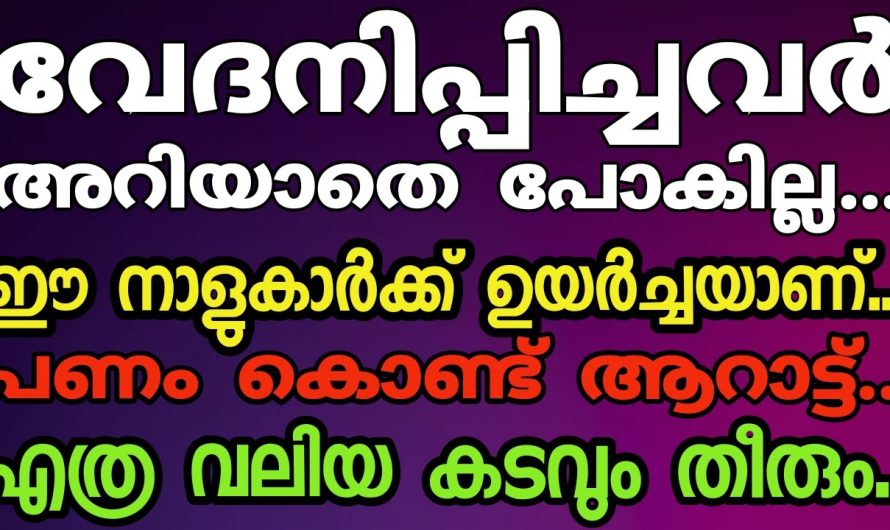 ഈ നാളുകാർക്ക് ഇനി ഉയർച്ചയാണ്.. പണം വന്നു കയറും,