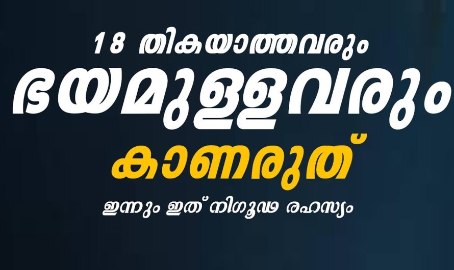 ഭയമുള്ളവർ കാണരുത്! ഇന്ന് വരെ ചുരുൾ അഴിയാത്ത രഹസ്യം