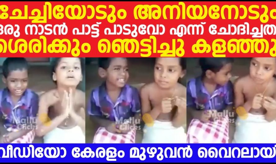 ചേച്ചിയോടും അനിയനോടും ഒരു നാടൻ പാട്ട് പാടുവോ എന്ന് ചോദിച്ചതാ ശെരിക്കും ഞെട്ടിച്ചു കളഞ്ഞു