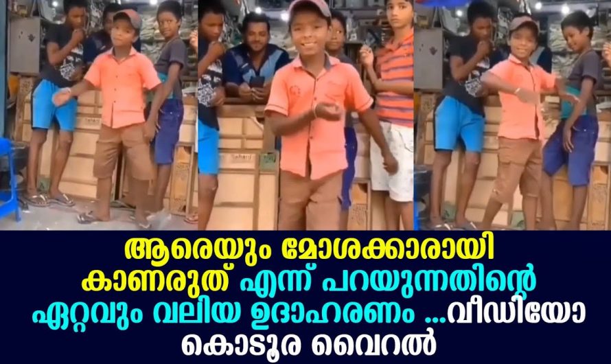 ആരെയും മോശക്കാരായി കാണരുത് എന്ന് പറയുന്നതിന്റെ ഏറ്റവും വലിയ ഉദാഹരണം …വീഡിയോ കൊടൂര വൈറൽ !!