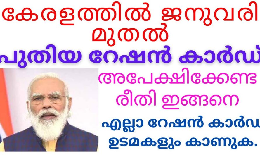 ഇനി പുതിയ റേഷൻ കാർഡ്. ജനുവരി മുതൽ ആരംഭം. അപേക്ഷിക്കേണ്ട രീതി എങ്ങനെ.
