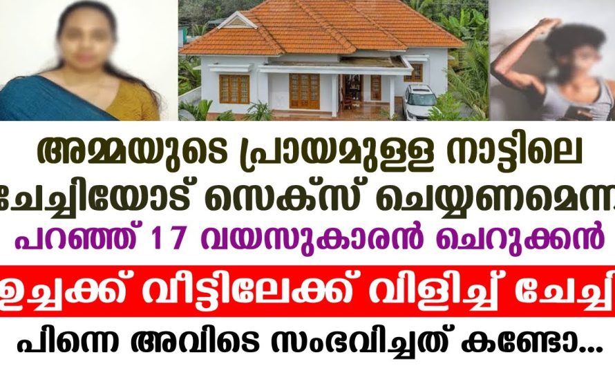 അമ്മയുടെ പ്രായമുള്ള ചേച്ചിയുടെ കൂടെ കിടക്കണമെന്ന് പതിനേഴുകാരൻ, പിന്നെ സംഭവിച്ചത് കണ്ടോ