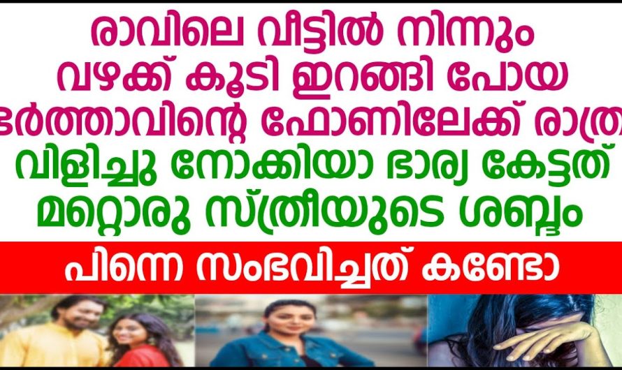 ഭർത്താവിന്റെ ഫോണിലേക്ക് വിളിച്ചു നോക്കിയ ഭാര്യ കേട്ടത് മറ്റൊരു സ്ത്രീയുടെ ശബ്ദം. പിന്നെ സംഭവിച്ചത്