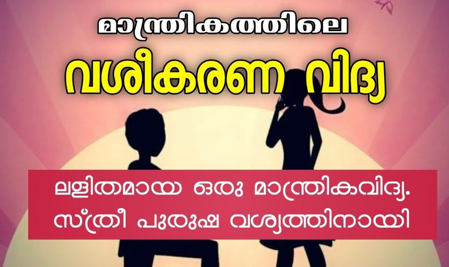 സ്ത്രീപുരുഷ വശീകരണ വിദ്യ. പിരിഞ്ഞ ഭാര്യാ ഭർത്താക്കന്മാരും കാമുകീ കാമുകന്മാരും അതിവേഗത്തിൽ ഒന്നാകും.