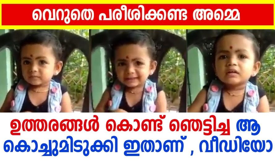 അമ്മെ വെറുതെ പരീശിക്കണ്ട ഞാൻ മിടുക്കിയല്ലേ , പൊന്നുമോള് പൊളിച്ചടുക്കി !!